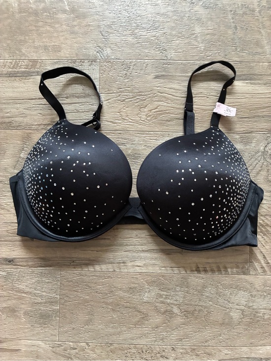 Victoria's Secret Other - Victoria Secret Rhinestone Sparkle Bombshell Push Up Satin Bra